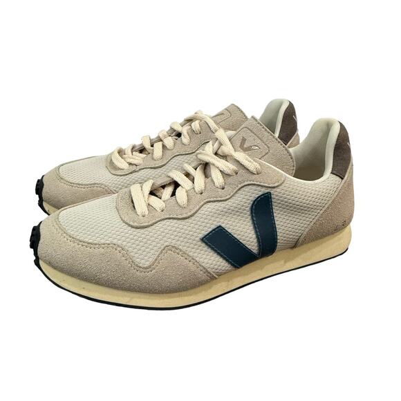 Veja Shoes - Veja SDU REC Natural California Women's Sneaker Beige Blue Size 8 Gorp Hipster